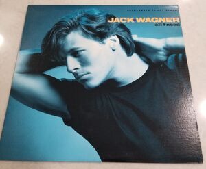 Jack Wagner All I Need Vinyl LP 1‑25214 1984 Qwest Records